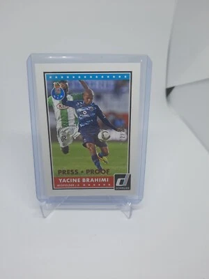 2015 Panini Donruss Press Proof Bronze 272/299 Yacine Brahimi #98 Rookie RC - Image 1 of 2