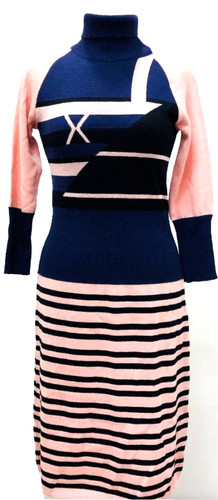 ABITO MERINO IN MAGLIA VERSACE PREZZO DI LISTINO £1.100 40 IT nuovo colori rosa pastello