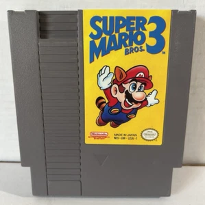 Super Mario Bros. 3 (Nintendo NES, 1990) Authentic Tested Game Cartridge - Picture 1 of 4