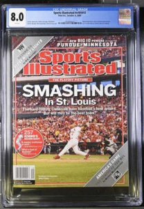 2004 Sports Illustrated Magazine Graded CGC 8.0 Albert Pujols Cover Newsstand - Picture 1 of 2