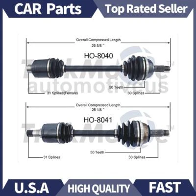 Junta de eje CV delantero izquierdo derecho TrakMotive para Acura Legend 1995 1994 1993 Foto 1 de 3