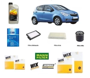 Kit Filtri Tagliando per Opel Agila B 1.0 1.2 LPG + 3 Litri Olio Originale 5w30 - Imagen 1 de 9