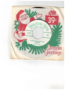 Bob Russell CHRISTMAS 45 (Holiday Hits 901) Rudolph The Red Nose Reindeer NM - Picture 1 of 2