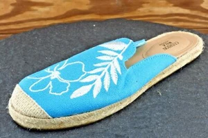 Cushion Walk by Avon Size 6 M Round Toe Blue Mule Fabric Women - Picture 1 of 7