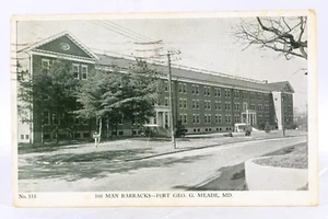 Fort George Meade Männerkaserne Maryland WWII Verteidigen Sie Ihr Land Postkarte - Bild 1 von 3