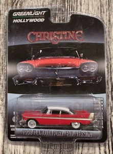 NIP Greenlight Hollywood Christine 1958 Plymouth Fury Evil Version Ships Free - Picture 1 of 3