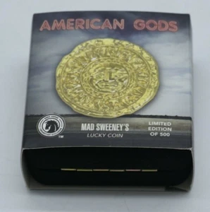 Cavallo Oscuro Molto Rara moneta Mad Sweeney's Lucky LE 500 American Gods SPEDIZIONE GRATUITA - Foto 1 di 6