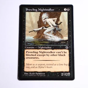 MTG Black - Prowling Nightstalker - Portal Second Age - Picture 1 of 1
