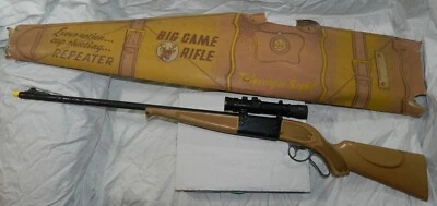 Pistola de colección Marx Big Game con mira telescópica + funda de papel original Foto 1 de 4