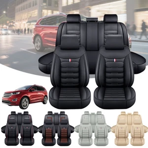 For Ford Edge 2007-2022 Pickup Car 5 Seat Cover Full Set PU Leather Cushion Pads - Bild 1 von 24