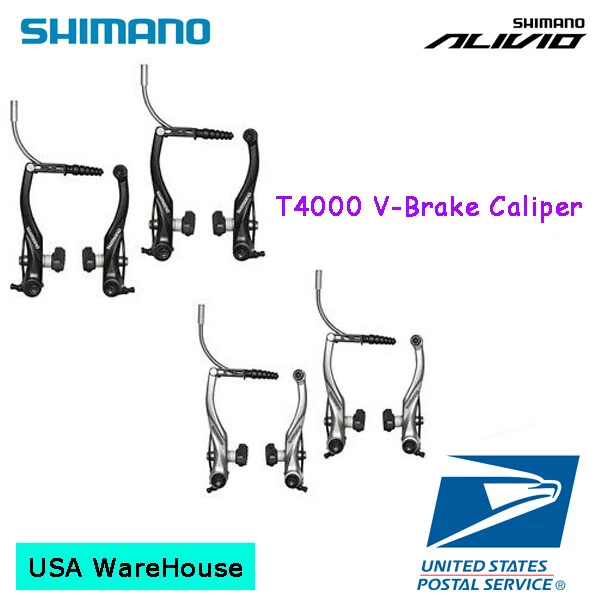 Shimano Alivio BR-T4000 V-Brake Caliper Front+ Rear Set Trekking MTB - Image 1 of 1