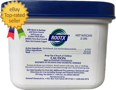 - 2 lb. JAR (sin embudo/aplicador) control de raíz de espuma para líneas de alcantarillado y septiembre Foto 1 de 4