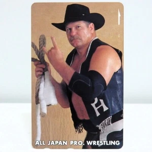 Stan Hansen Baba phone Calling Card 1984-86 wrestling Vintage deadstock - Picture 1 of 2