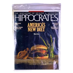 Hippocrates Magazine May June 1989 America New Diet Health Medicine New Sealed - Imagen 1 de 2