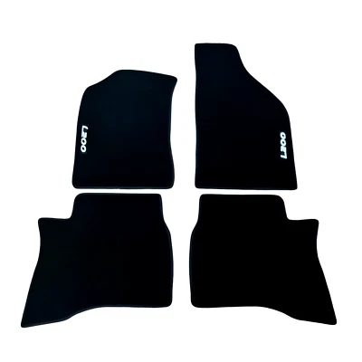 Car Floor Mats For Mitsubishi L-200 Velour Waterproof Carpet Rugs Auto Liners - Image 1 of 4
