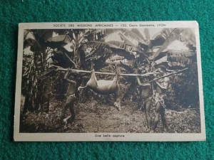 CPA Société des Missions Africaines - Une Belle Capture - Imagen 1 de 2