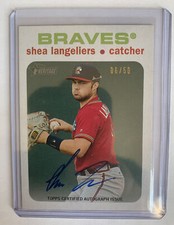 2020 Topps Heritage Minor League White Border /50 Shea Langeliers Auto 🔥