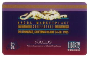 $2. Scheda Telefonica Conferenza Associazione Nazionale Negozi di Droga a Catena (NACDS) 1995 - Foto 1 di 1