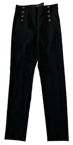 Ann Taylor The Audrey Fitted Through Hip & Thigh Pant Black Skinny Leg SZ 4 New - Picture 1 of 15