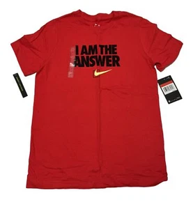 Neu mit Etikett Nike Jungen T-Shirt "I AM THE ANSWER" Größe L - Bild 1 von 2