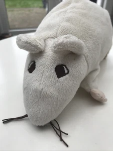 IKEA WHITE RAT SOFT Plush TOY GOSIG RATTA COMFORTER Cuddly With Care Label - Picture 1 of 8