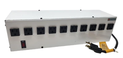 Bretford BMC10E TVSS Voltage Surge Suppressor 10 Outlet Power Supply Strip - Image 1 of 4