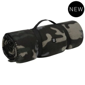 Brandit Towel Cover Fleece Camping Dimensions Open: ca.135x175 CM Darkcamo - Picture 1 of 2