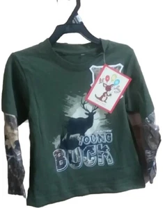Camiseta REALTREE Lil' Joey "Young Buck" Niños Talla 4T - Imagen 1 de 3
