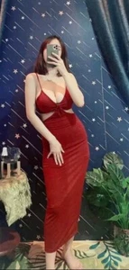 Women sexy maxi dress with cut out waist. New without tags. Size: S/M - Picture 1 of 1