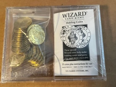 Wizard® Card Game Bidding Coins SEALED New CompleteWizard® Card Game Bidding Coi - Image 1 of 4
