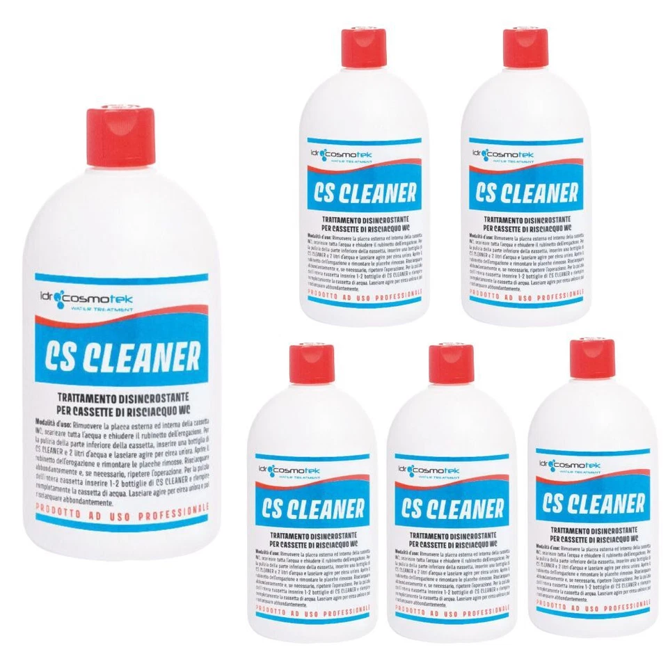 Cs Cleaner Disincrostante Cassette Risciacquo Wc Prodotto Professionale Pezzi 6