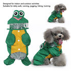 Dog Raincoat Double Layer Breathable Lightweight Fashionable Dog Slicker Pon Gf0