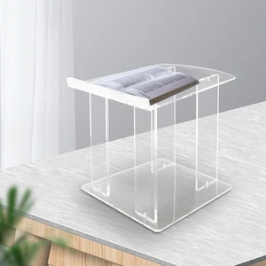 Podio Acrílico Transparente Gran Capacidad 35*30*31cm para Fiestas, Colegios, Iglesias - Imagen 1 de 22