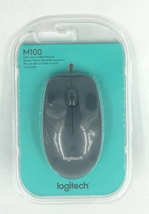 Mouse óptico con cable Logitech M100 - Imagen 1 de 2