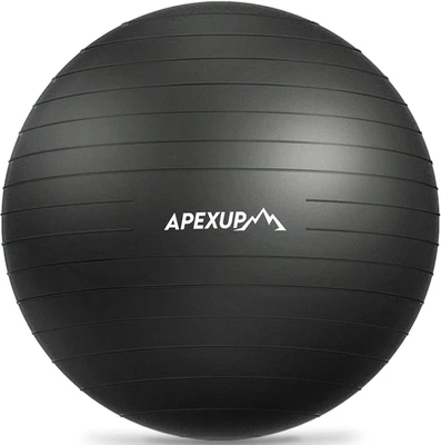 APEXUP Yoga Ball Exercise Ball anti Slip Heavy Duty for Fitness, Balance & Core  - Image 1 of 4