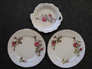 (2) Royal Rose Fine China Japan 6-1/4" Bread Plate good condition w/ candy dish - Picture 1 of 3