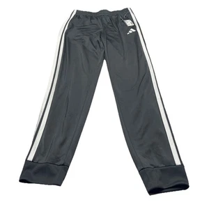 Boys Adidas Essential 3 Stripes Joggers Grey Size XL (18-20) Athletic Pants - Picture 1 of 7