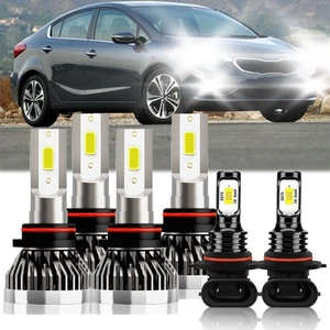 For Kia Forte 2021-2021 LED Headlight Hi/Lo Beam Fog Light Combo Bulbs 6000K - Bild 1 von 12