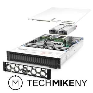 Dell XC740xd Server 3.00Ghz 24-Core 256GB RAM 3x 800GB SAS SSD 21x Caddies Bezel - Picture 1 of 5