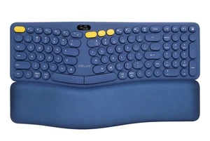 DeLux Wireless Ergonomic Keyboard - Picture 1 of 3