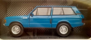 Welly Land Rover Classic Range Rover Blue 1:34 1:39 Scales Car US DUTIES PAID - Picture 1 of 4