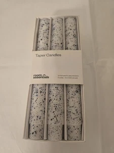 NUEVO JUEGO DE VELAS CÓNICAS 6pk Blue Speckle - Imagen 1 de 3