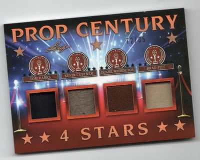 Pop Century '19 PC4-01 Tom Hanks/Kevin Costner/Denzel Washington/Brad Pitt 72/85 - Image 1 of 4