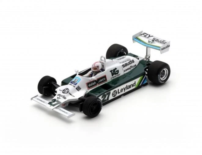 Spark Model 1:43 S6992 Williams FW07B F.1 Ford #27 1st British GP 1980 Jones NEW - Immagine 1 di 1