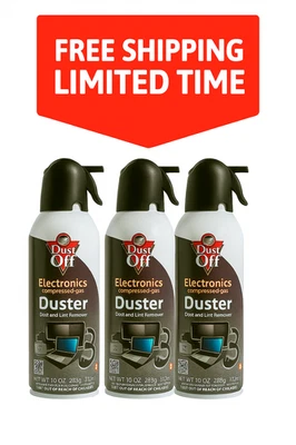 Falcon Dust-Off Electronics Compressed Gas Duster, 10oz - 3 Pack - Image 1 of 4