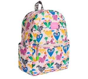 STATE Kane Kid’s Pink Animal Print Travel Backpack - Picture 1 of 7