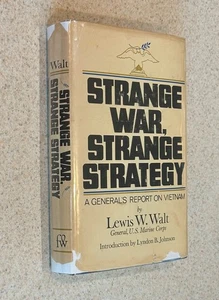 Lewis WALT -- Strange War (Vietnam / USMC General) -- 1970 SIGNED Hardcover - Bild 1 von 3