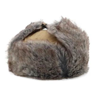 New Era открытый траппер твердого меха бежевый L OD TRAP2 DE водоотталкивающий мех - Изображение 1 из 4