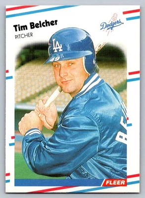 1988 Fleer #509 Tim Belcher Los Angeles Dodgers - Image 1 of 2