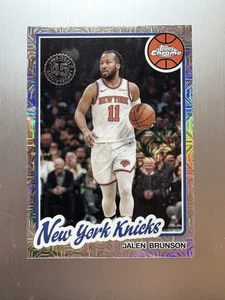 2025-26 Topps Chrome Jalen Brunson 1980-81 45th Anniversary #TC-JBR NY Knicks - Bild 1 von 2